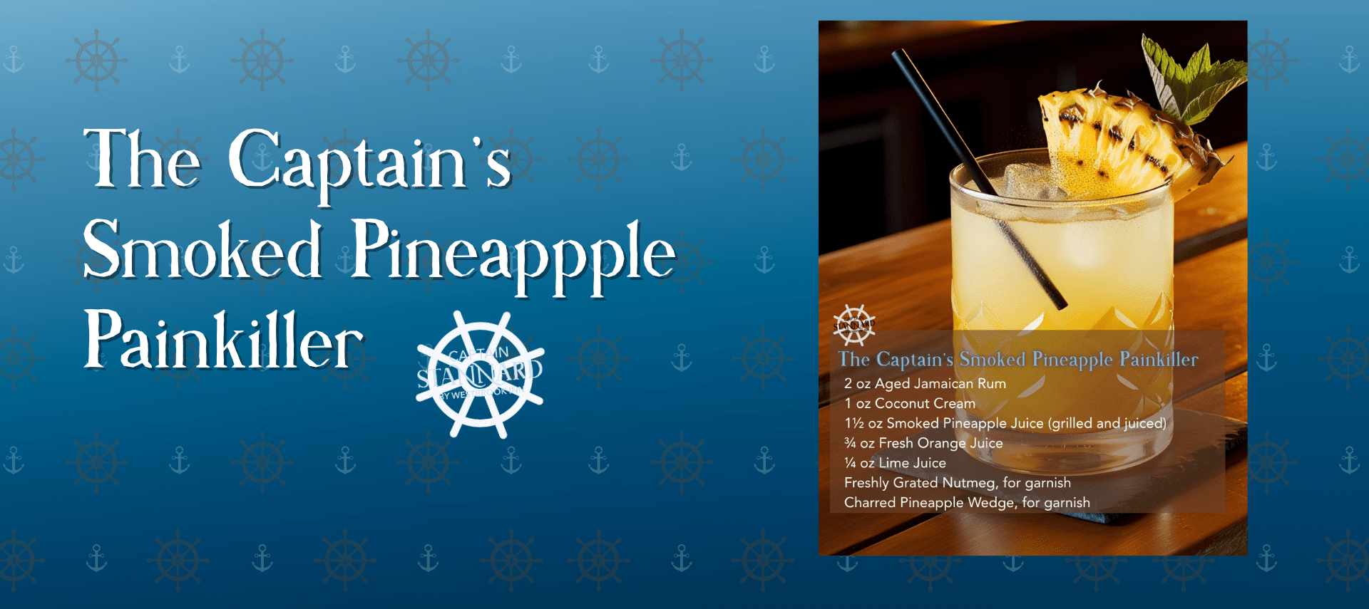 Image of smoked pineapple painkiller