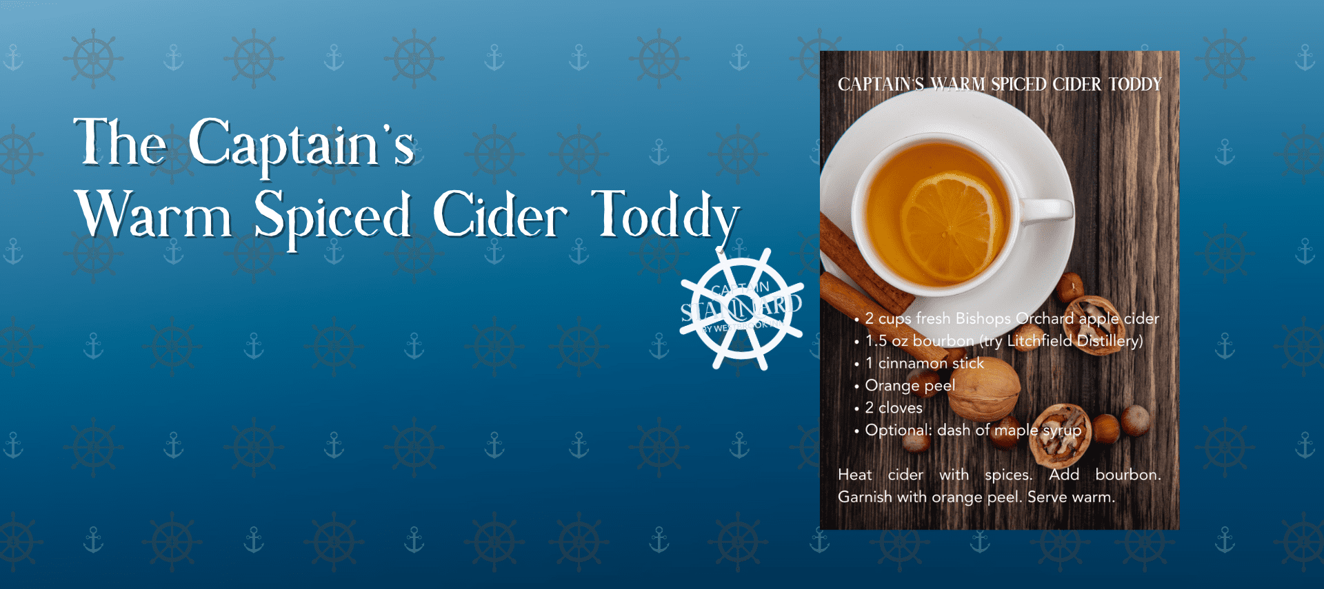 Image of The Captain's Signature Warm Spiced Cider Toddy