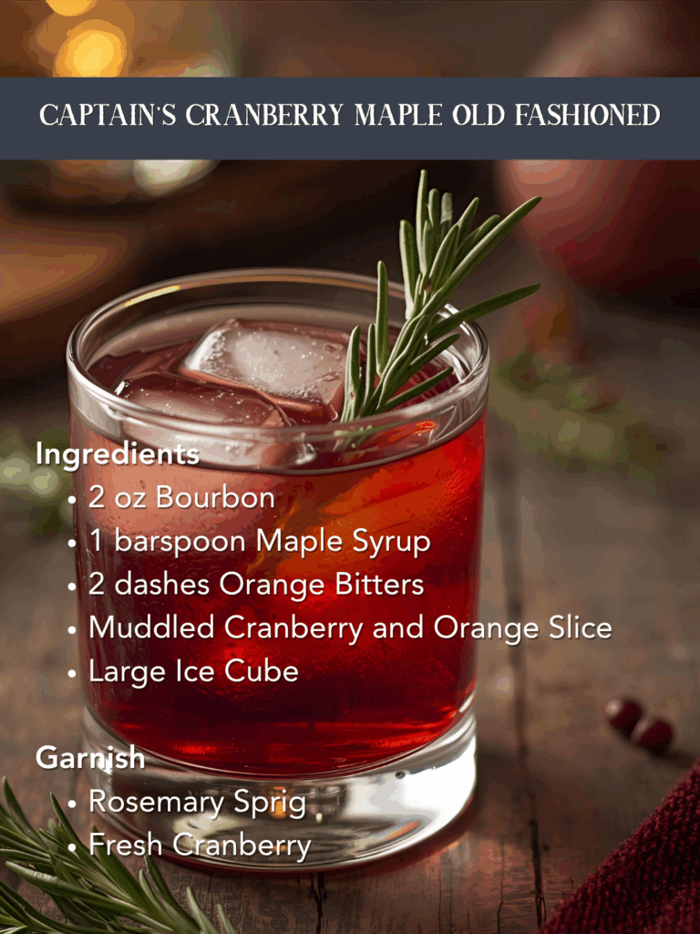 The_Stannard_Westbrook_Hotel 4 - The Captain Stannard Image of The Captains' Cranberry Maple Old Fashioned Recipe