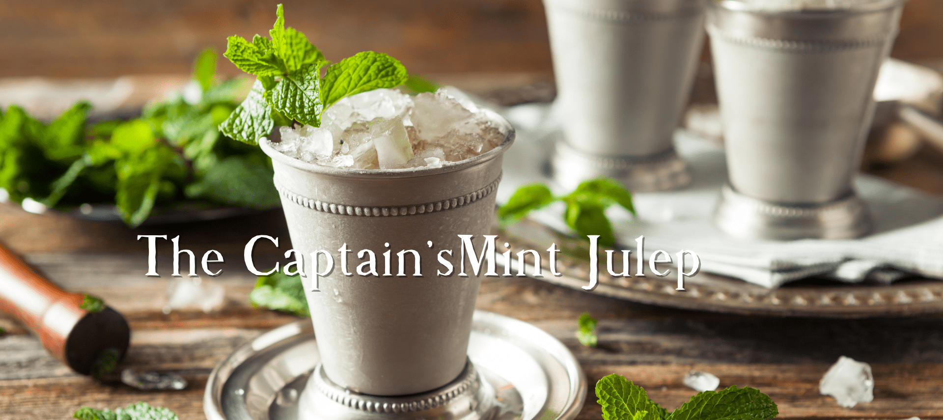 Image of mint Julep's in stainless cups